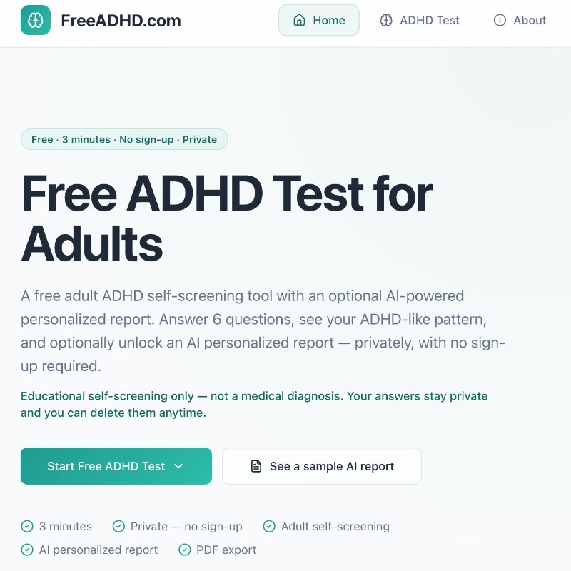 ADHD Test