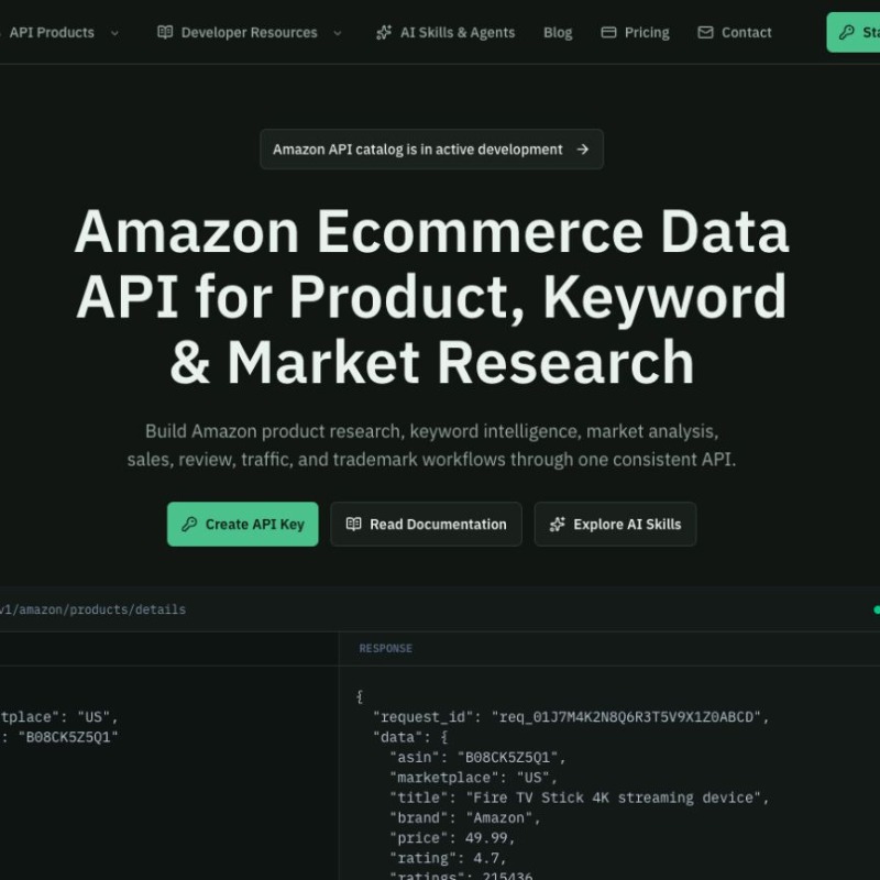 Ecommerce Data API