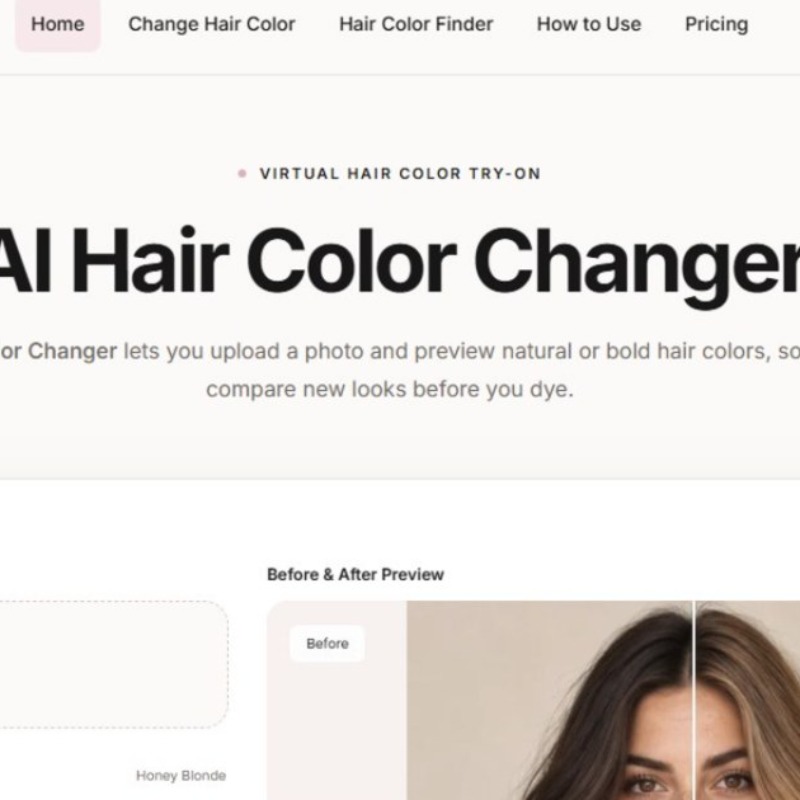 AI Hair Color Changer