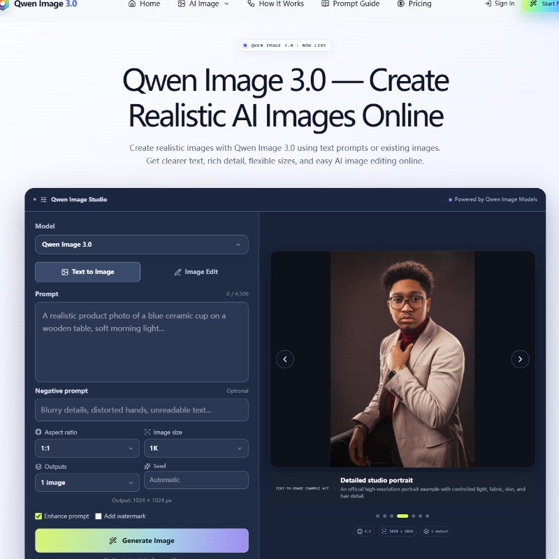 Qwen Image 3.0