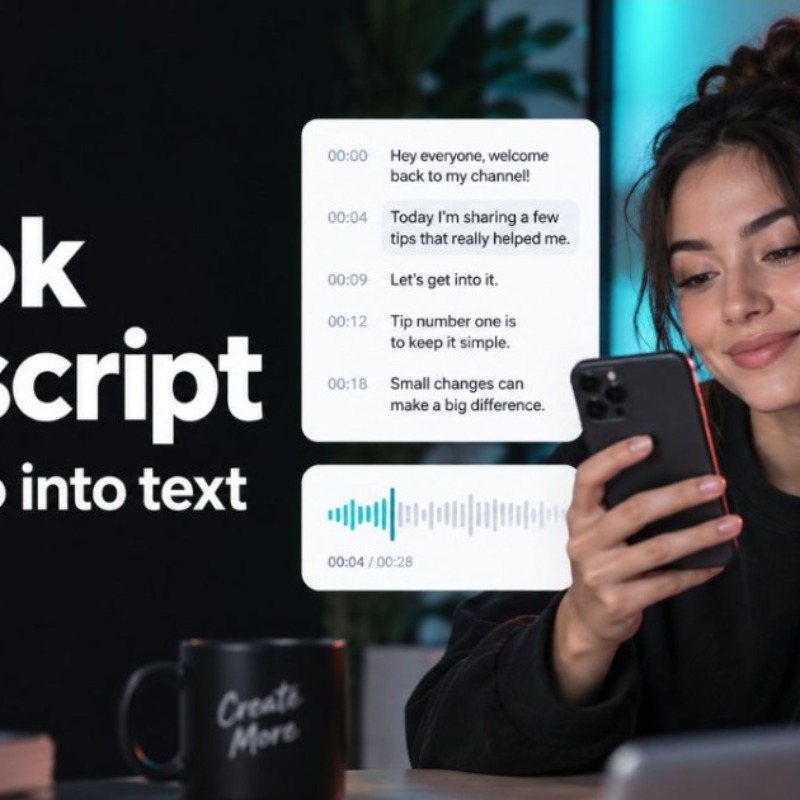 Tiktok Transcript Generator