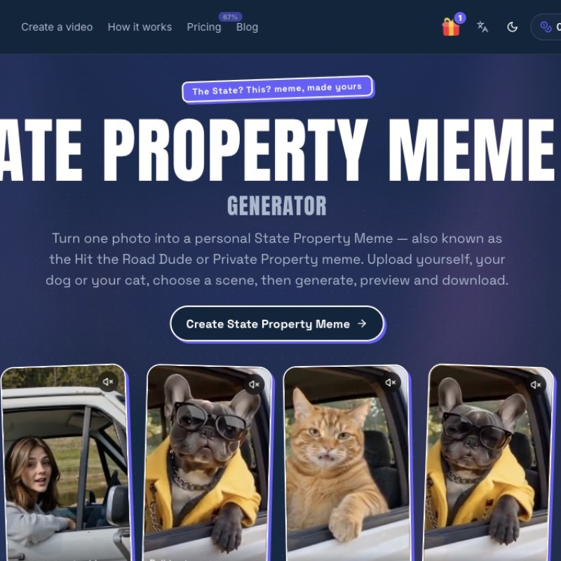 State Property Meme AI